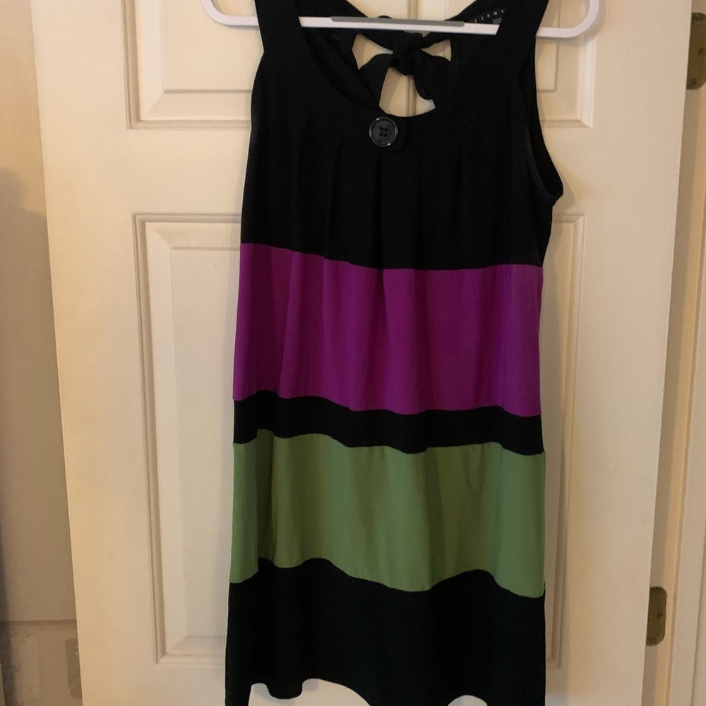 Color block sundress